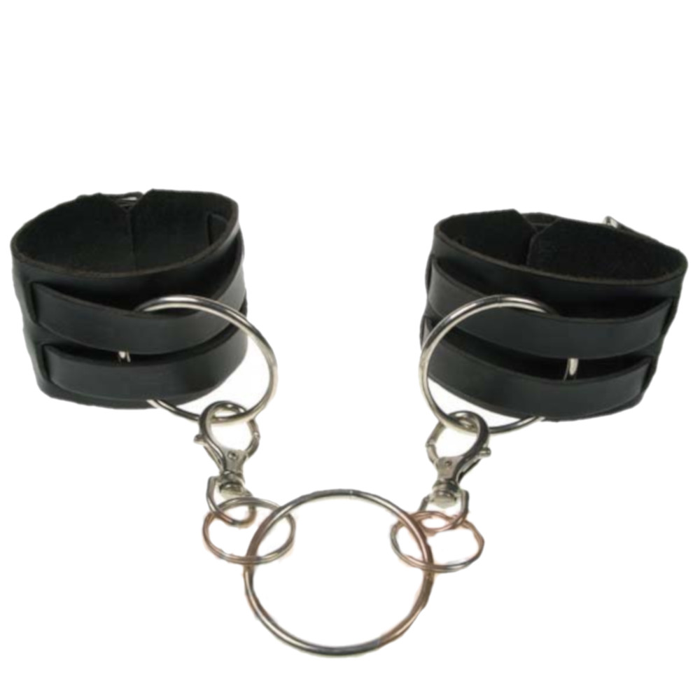 Bullet 69 Funky Punk - 4 Row with rings and key chains Schellen - Schwarz/Schwarz